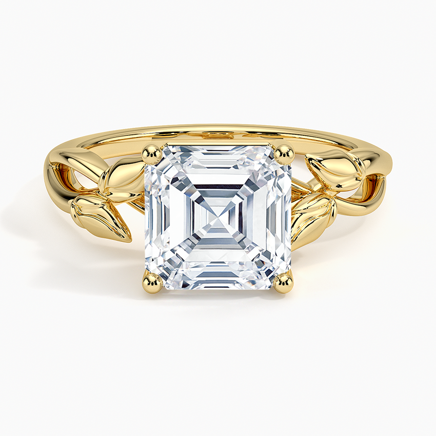 Budding Willow Solitaire Engagement Ring