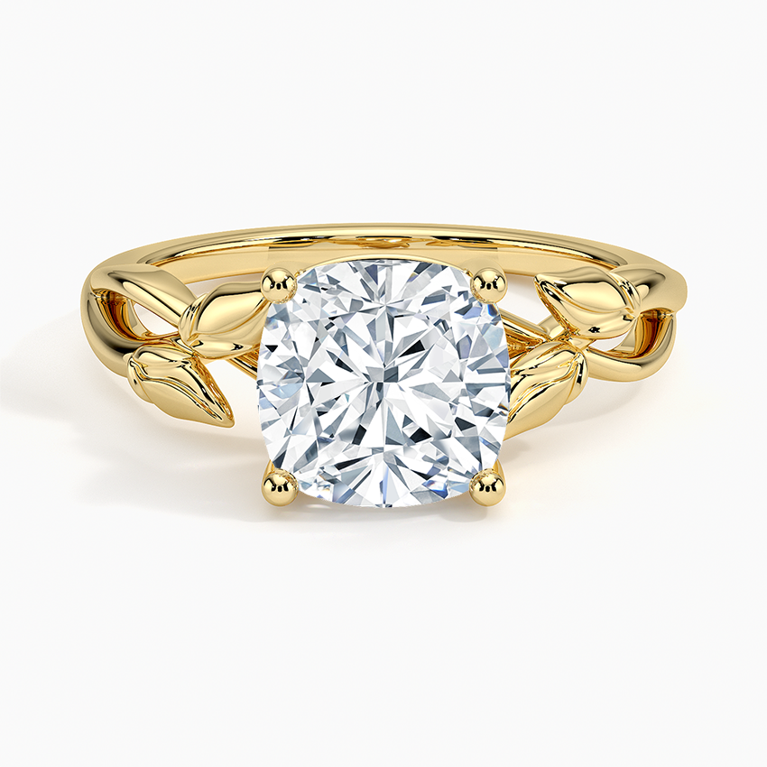 Budding Willow Solitaire Engagement Ring