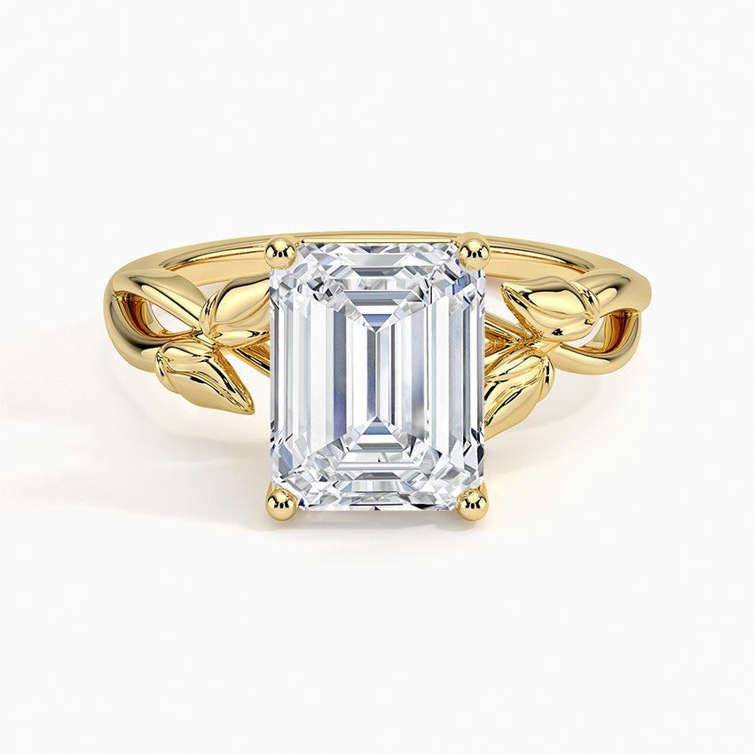 Budding Willow Solitaire Engagement Ring