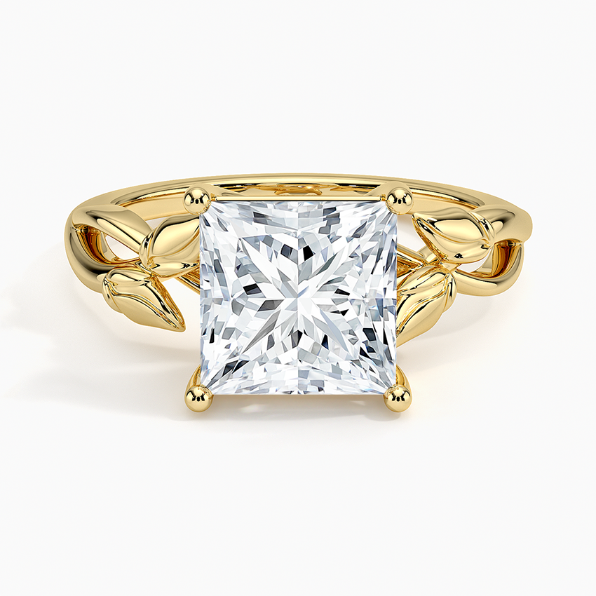 Budding Willow Solitaire Engagement Ring