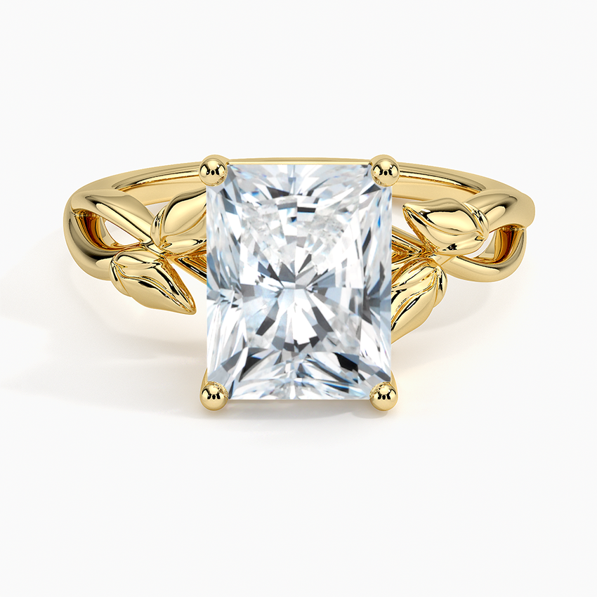 Budding Willow Solitaire Engagement Ring