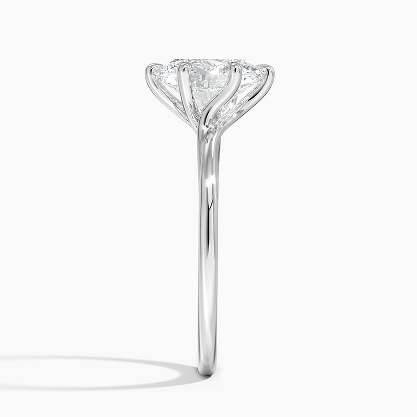Delilah Twist Solitaire Engagement Ring