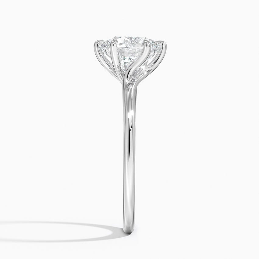 Delilah Twist Solitaire Engagement Ring