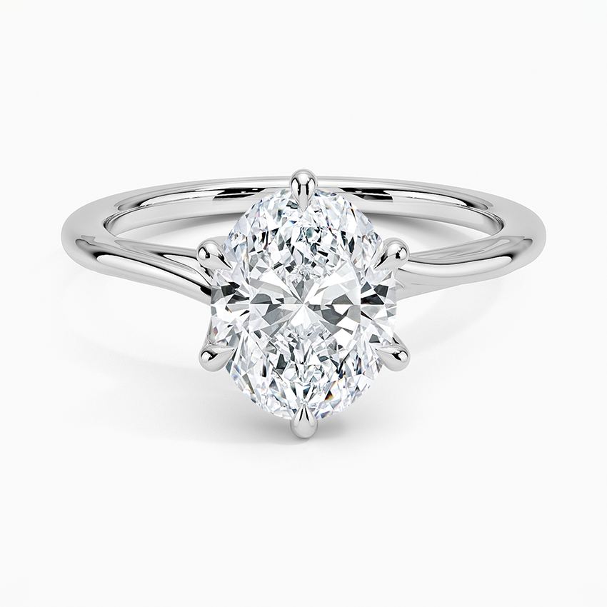 Delilah Twist Solitaire Engagement Ring