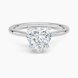 Six-Prong Petite Comfort Fit 1.5mm Solitaire Engagement Ring
