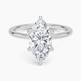 Six-Prong Petite Comfort Fit 1.5mm Solitaire Engagement Ring
