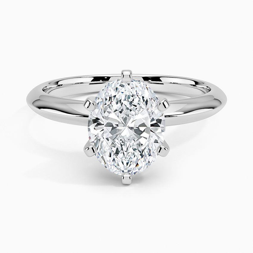 Classic Six-Prong Solitaire Engagement Ring