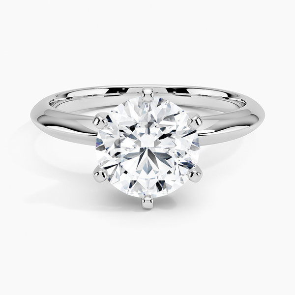 Classic Six-Prong Solitaire Engagement Ring