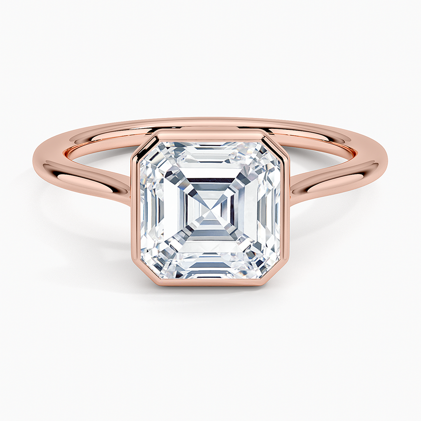 Petite Luna 1.5mm Bezel Engagement Ring