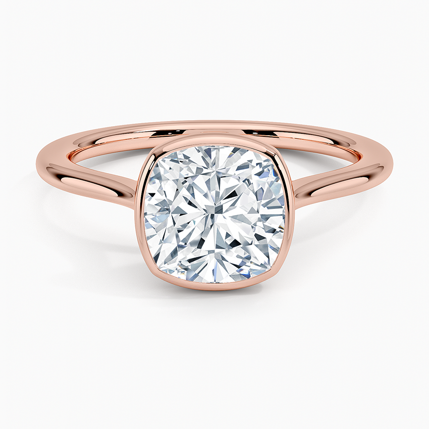 Petite Luna 1.5mm Bezel Engagement Ring