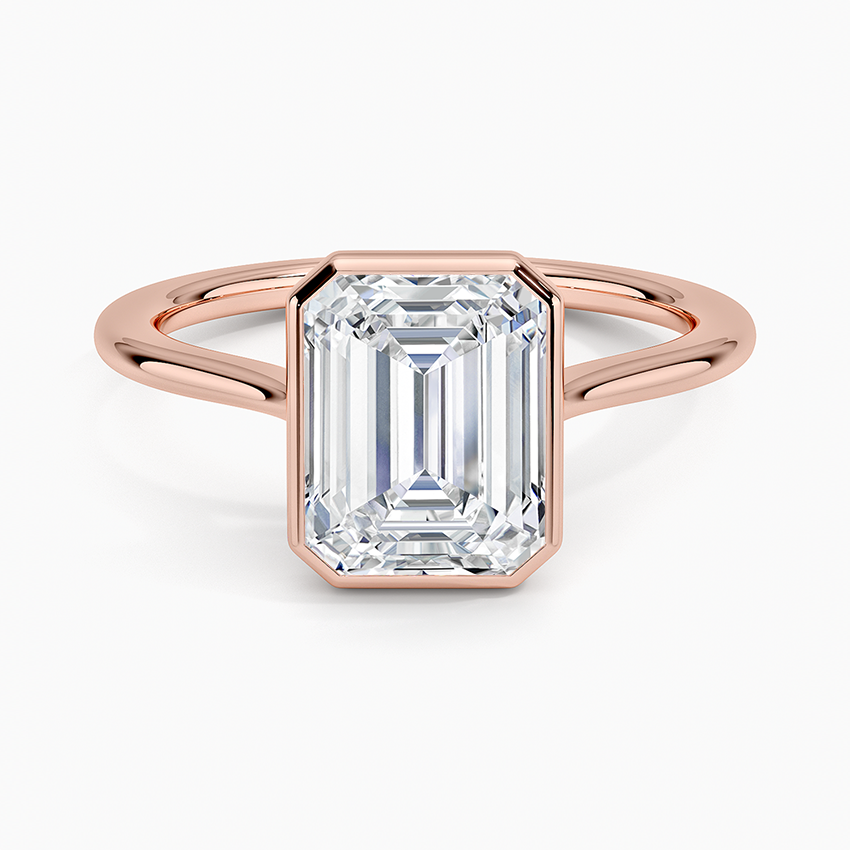 Petite Luna 1.5mm Bezel Engagement Ring