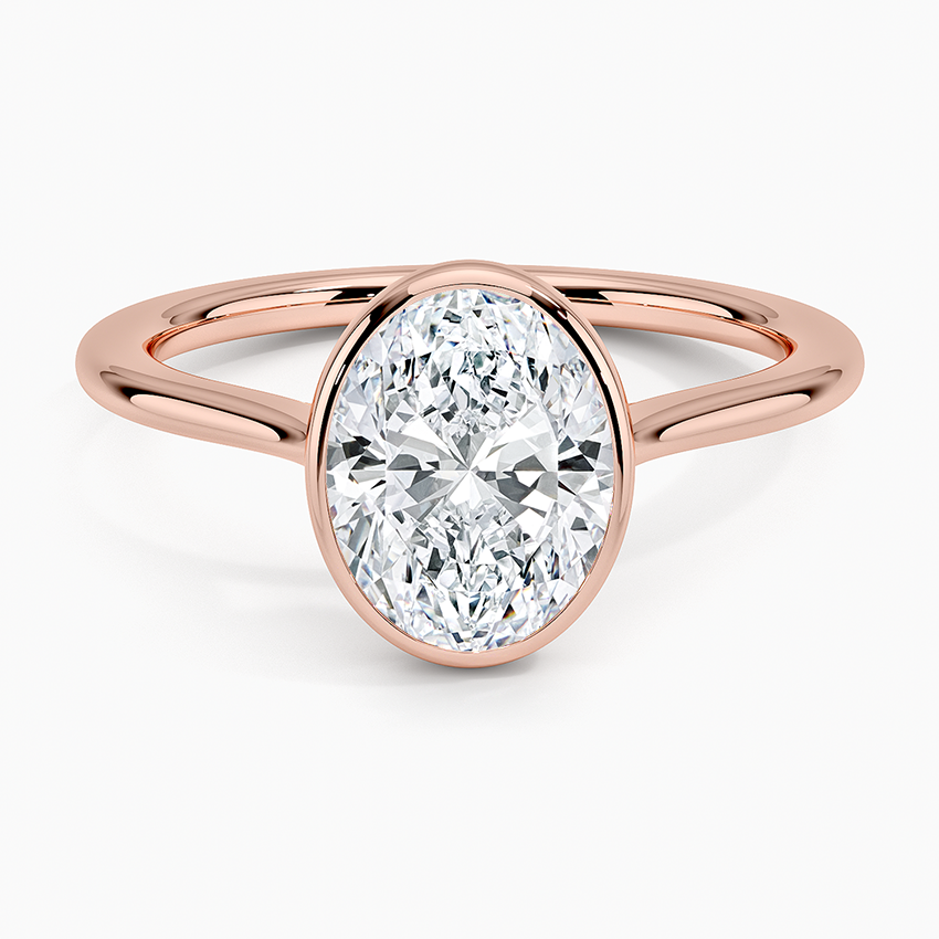 Petite Luna 1.5mm Bezel Engagement Ring
