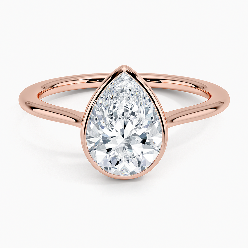 Petite Luna 1.5mm Bezel Engagement Ring