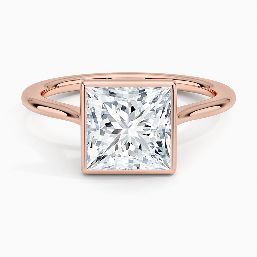 Petite Luna 1.5mm Bezel Engagement Ring
