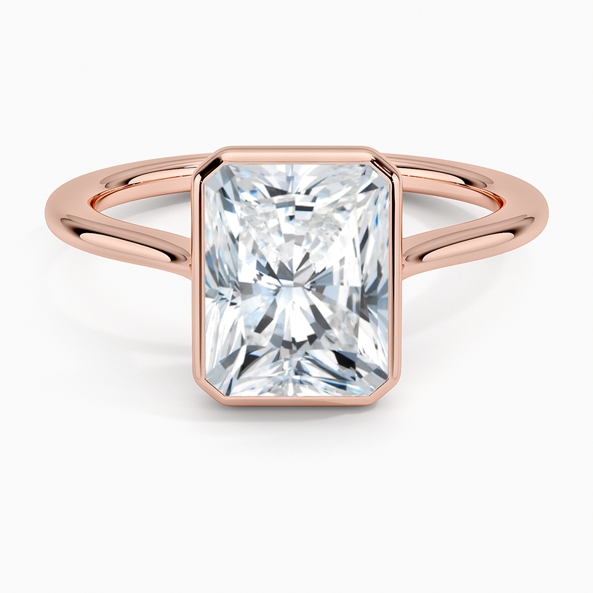 Petite Luna 1.5mm Bezel Engagement Ring