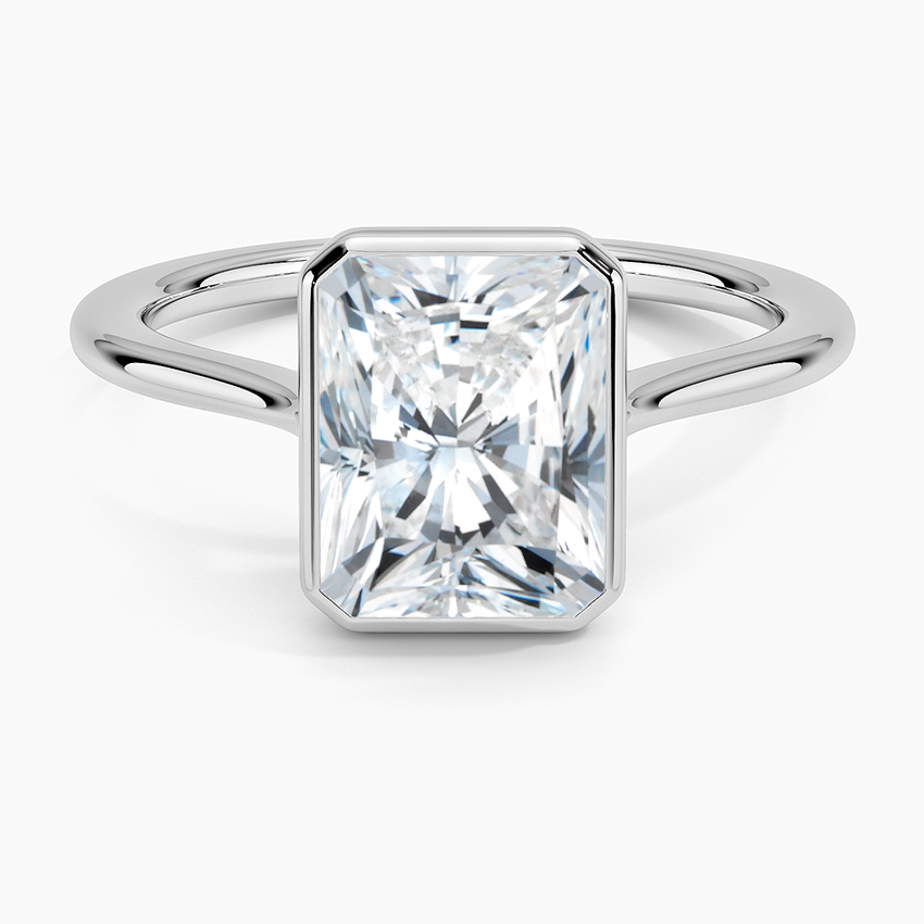 Petite Luna 1.5mm Bezel Engagement Ring
