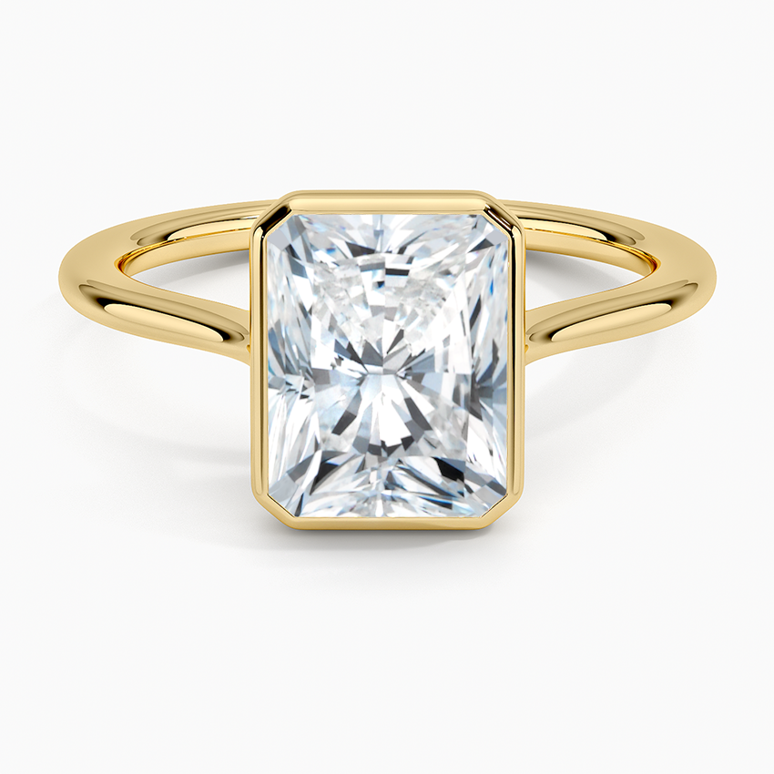 Petite Luna 1.5mm Bezel Engagement Ring