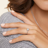 Aimee Solitaire Engagement Ring in white gold