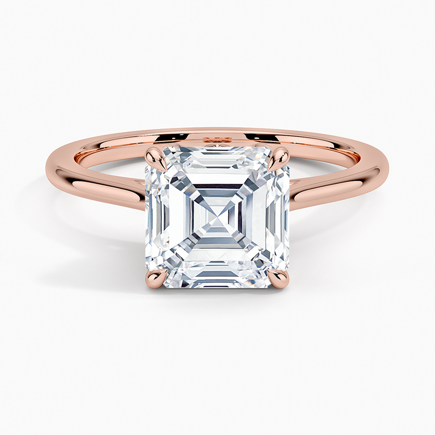 Petal Solitaire Engagement Ring
