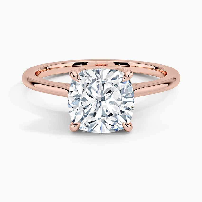Petal Solitaire Engagement Ring
