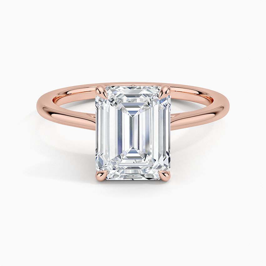 Petal Solitaire Engagement Ring