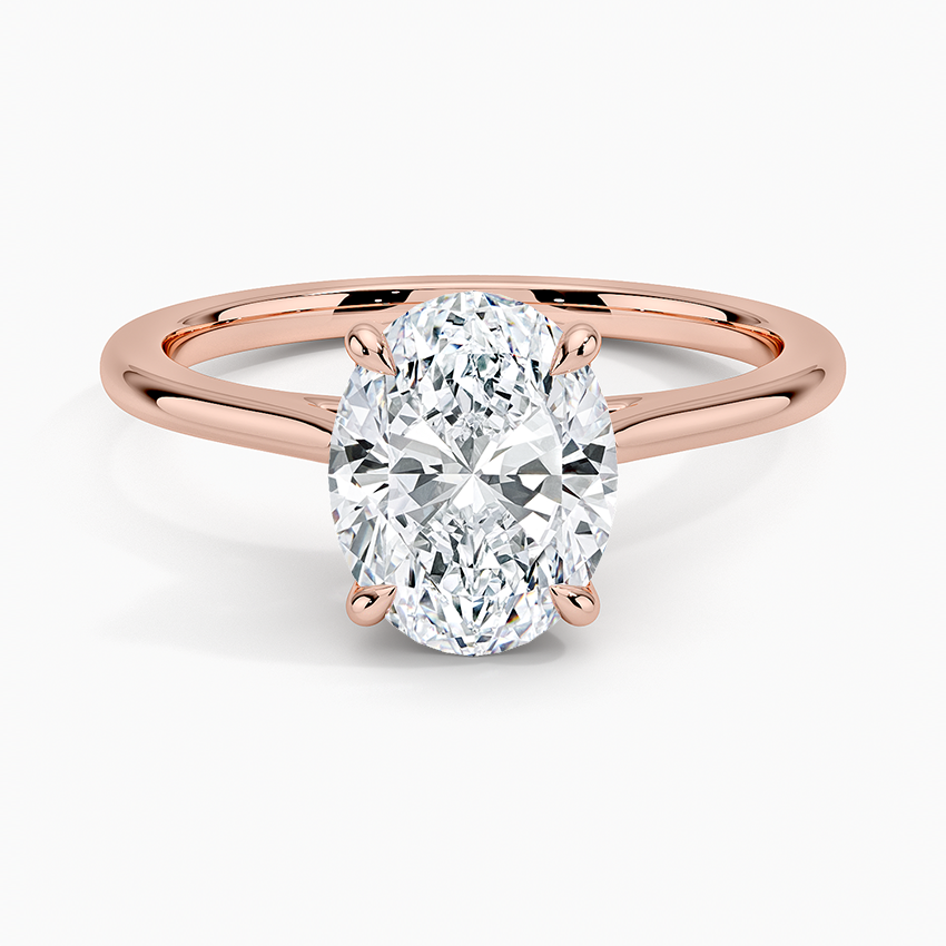 Petal Solitaire Engagement Ring