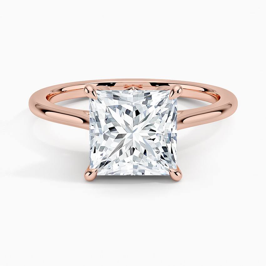 Petal Solitaire Engagement Ring