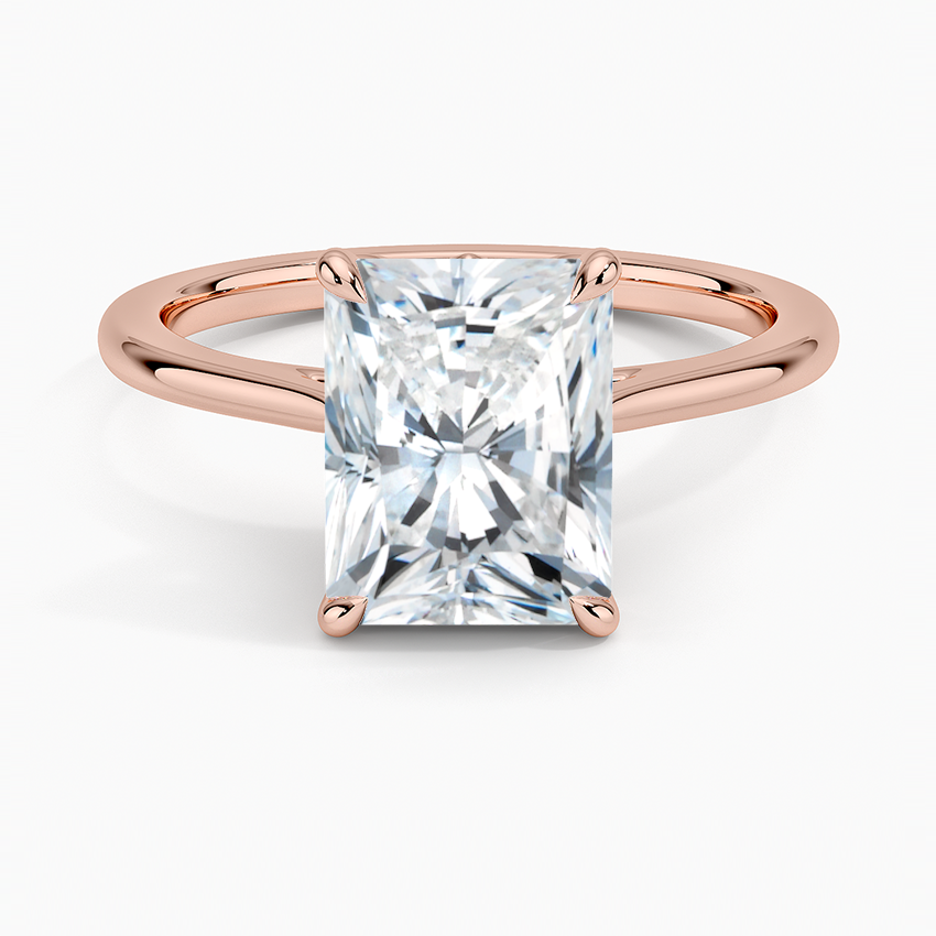 Petal Solitaire Engagement Ring