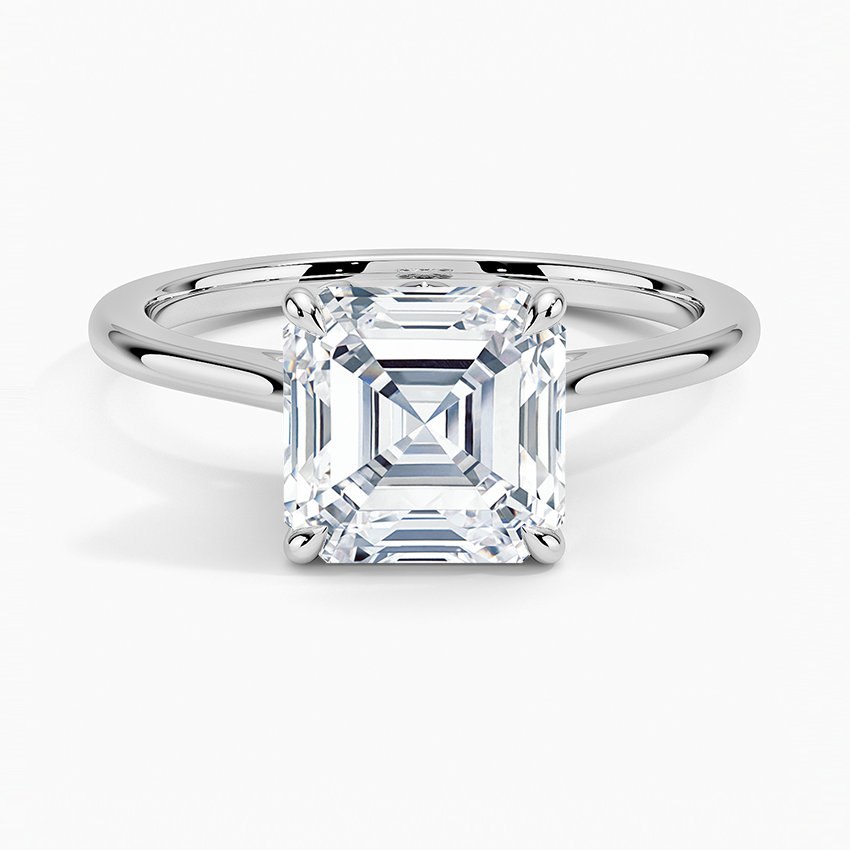 Petal Solitaire Engagement Ring