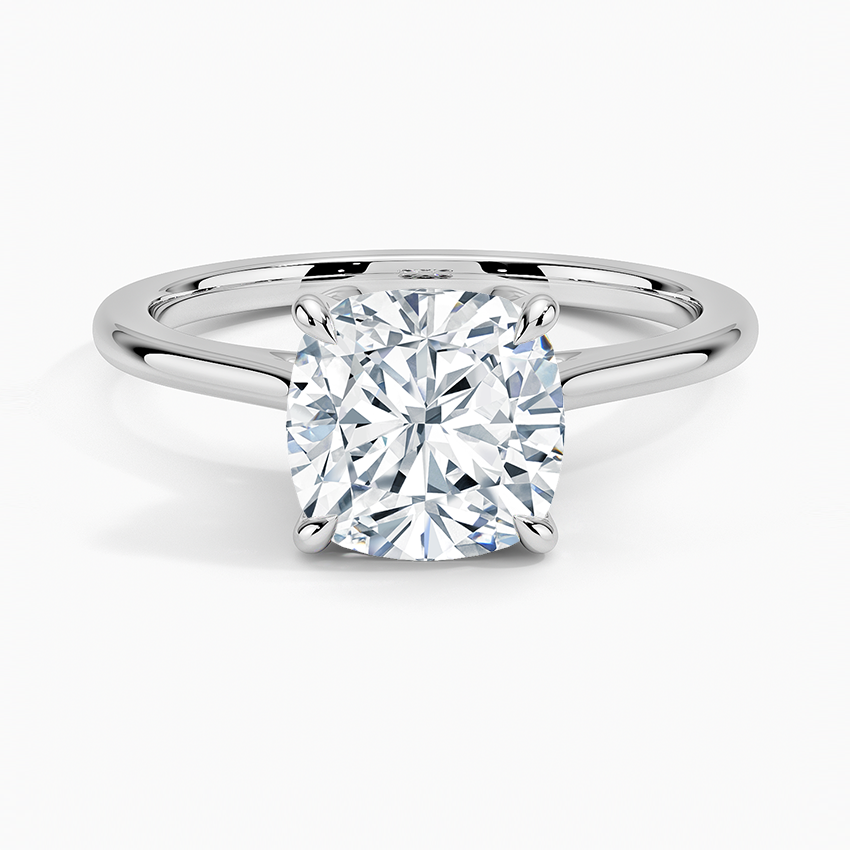 Petal Solitaire Engagement Ring
