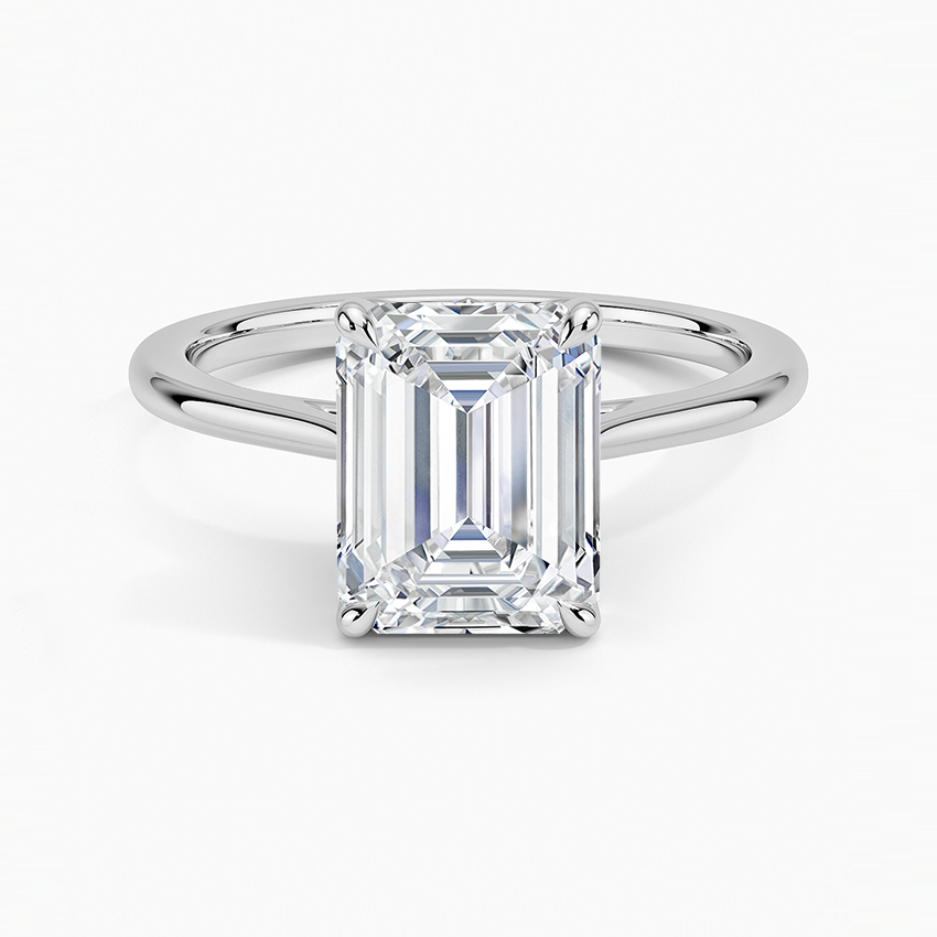 Petal Solitaire Engagement Ring