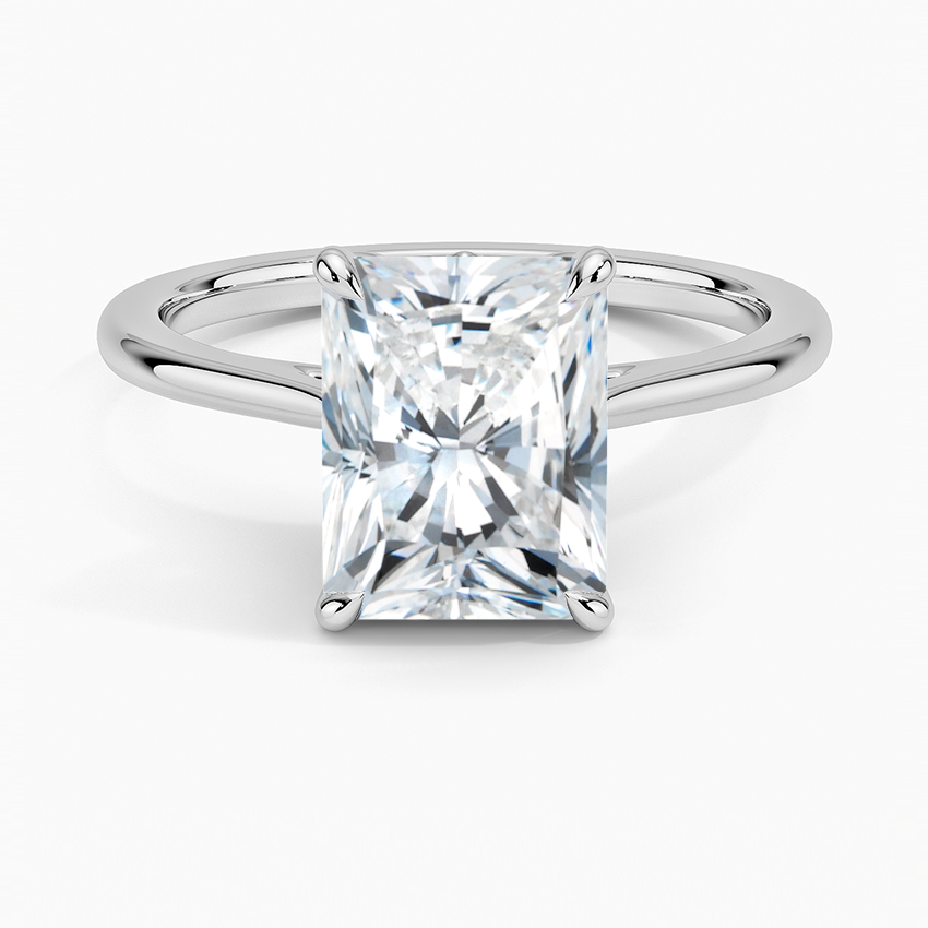 Petal Solitaire Engagement Ring