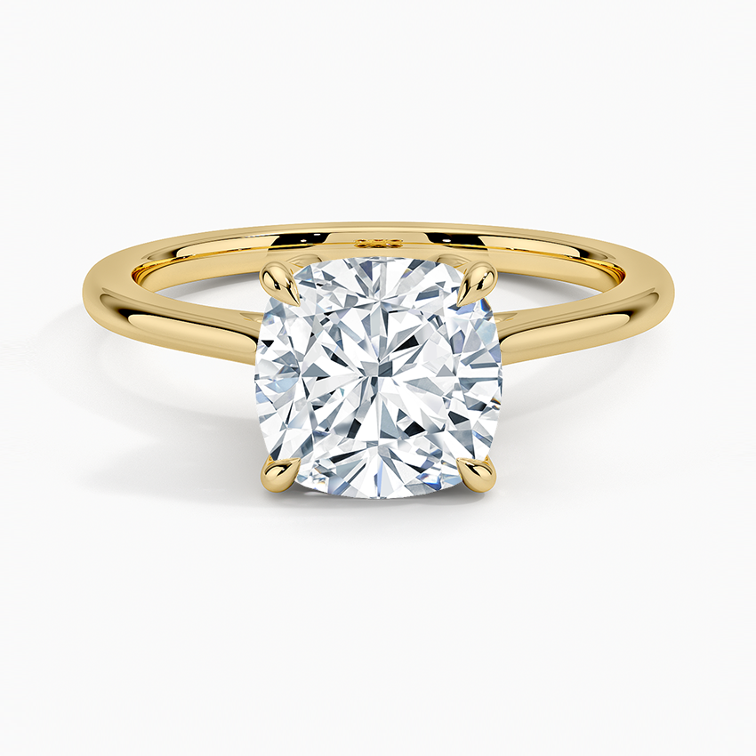 Petal Solitaire Engagement Ring