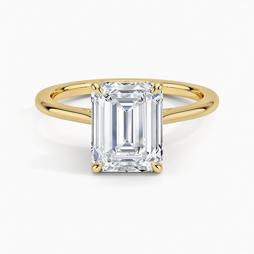 Petal Solitaire Engagement Ring