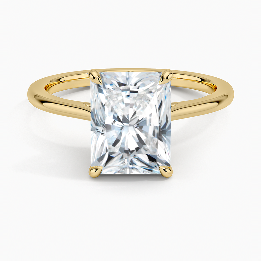 Petal Solitaire Engagement Ring