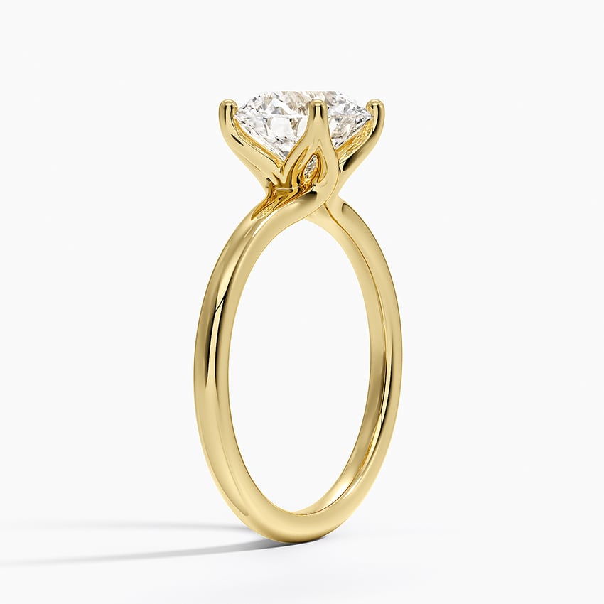 Fleur Solitaire Engagement Ring