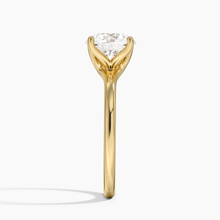 Fleur Solitaire Engagement Ring
