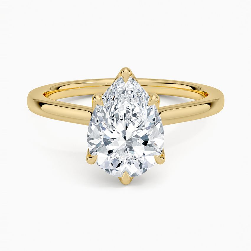 Elodie Cathedral Solitaire Engagement Ring
