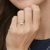 Perfect Fit Solitaire Engagement Ring in white gold