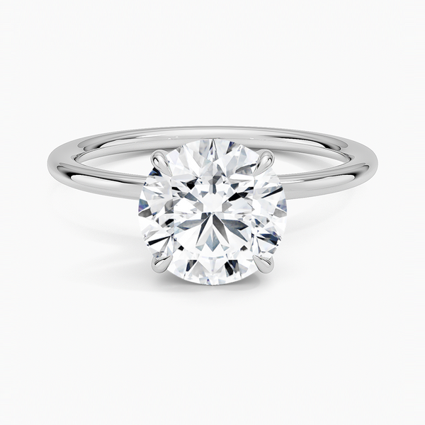 Entwined Solitaire Engagement Ring