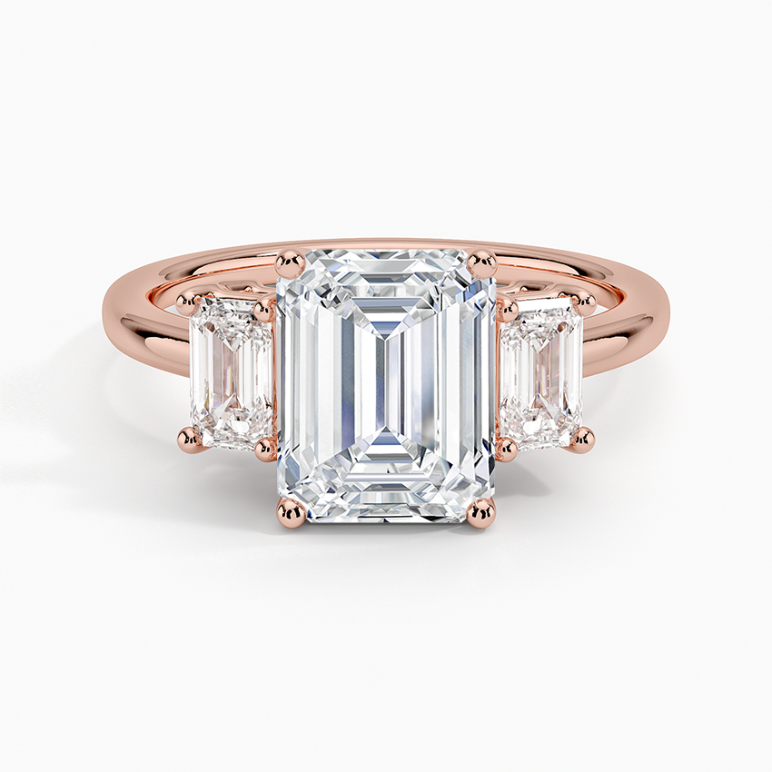 Luxe Rhiannon Three Stone Diamond Engagement Ring