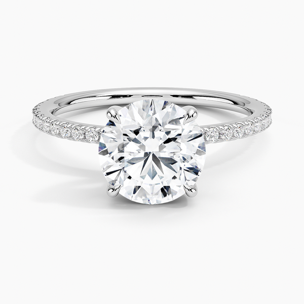 Perfect Fit Three-Quarter Diamond Engagement Ring