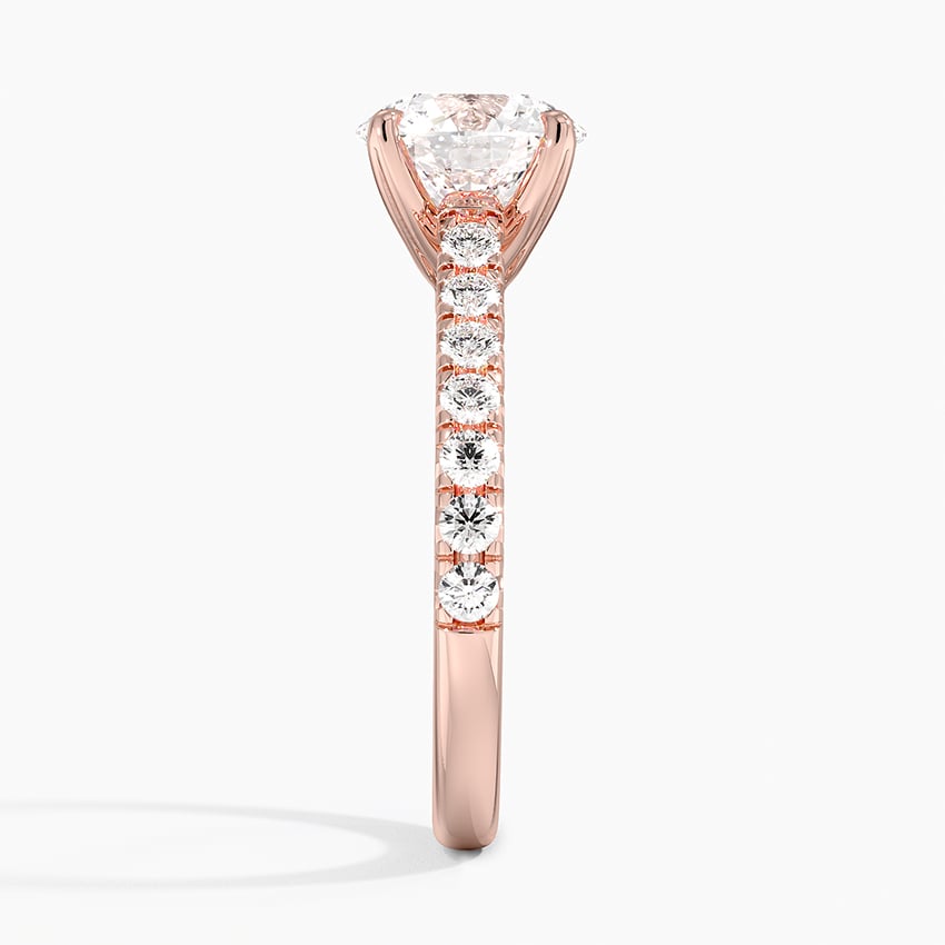 Sienna Half Coverage Diamond Engagement Ring