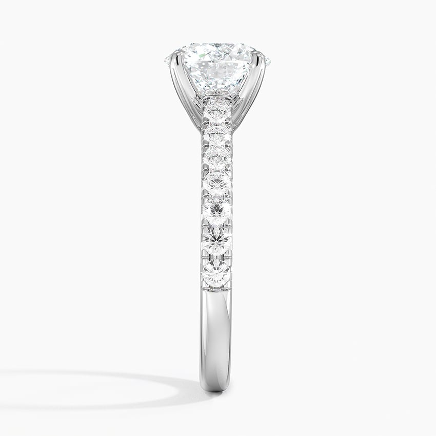 Sienna Half Coverage Diamond Engagement Ring