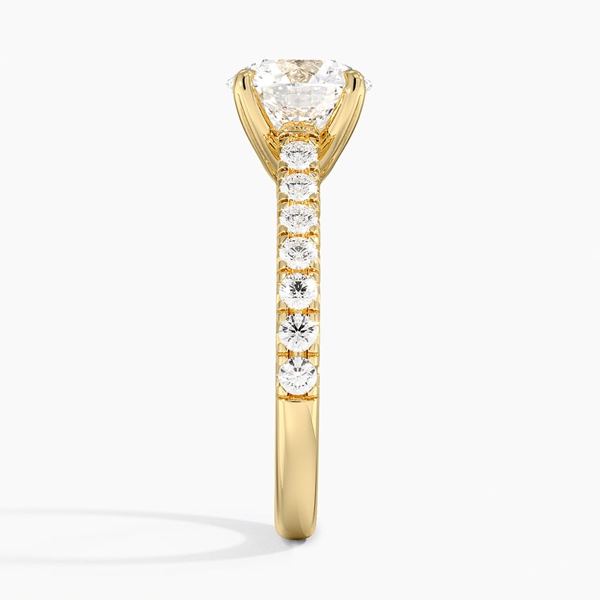 Sienna Half Coverage Diamond Engagement Ring