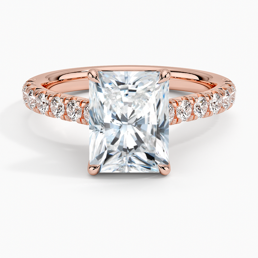 Sienna Half Coverage Diamond Engagement Ring