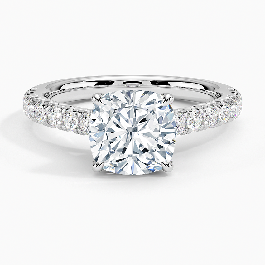 Sienna Half Coverage Diamond Engagement Ring
