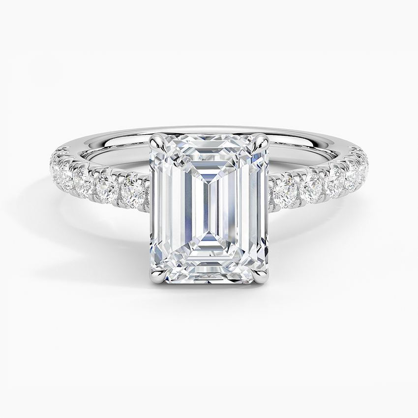 Sienna Half Coverage Diamond Engagement Ring