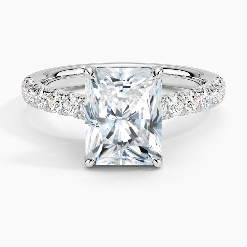Sienna Half Coverage Diamond Engagement Ring