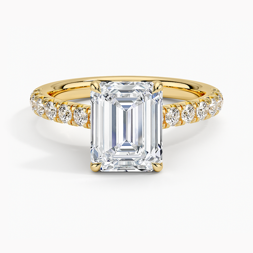 Sienna Half Coverage Diamond Engagement Ring